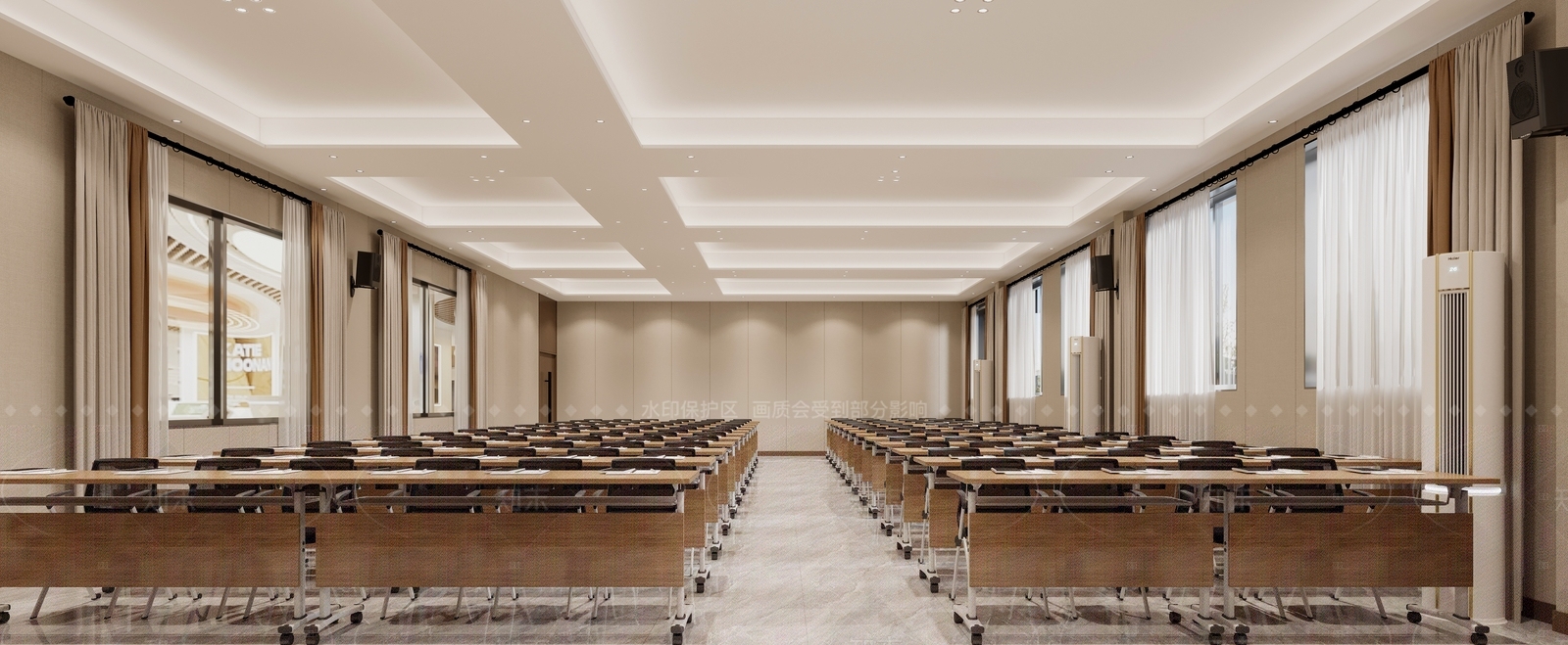 现代报告厅3D模型下载【ID:1214576983】