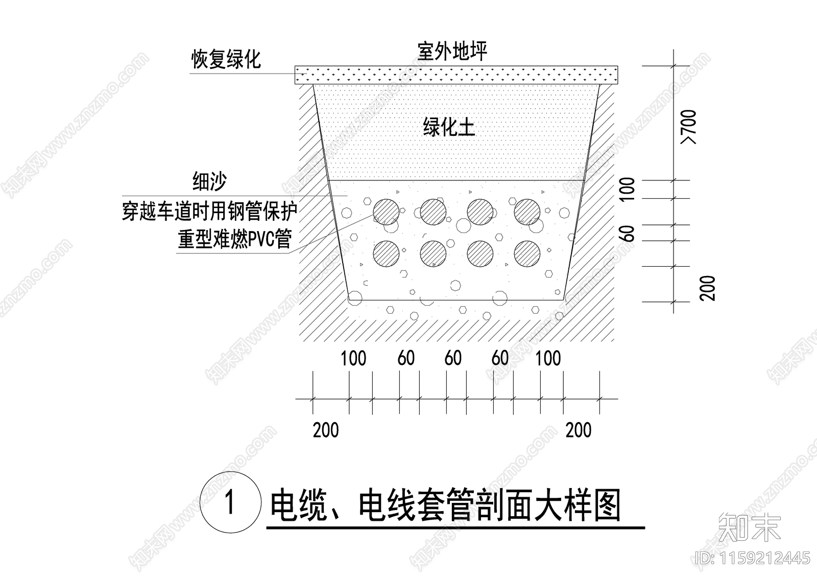 电缆cad施工图下载【ID:1159212445】