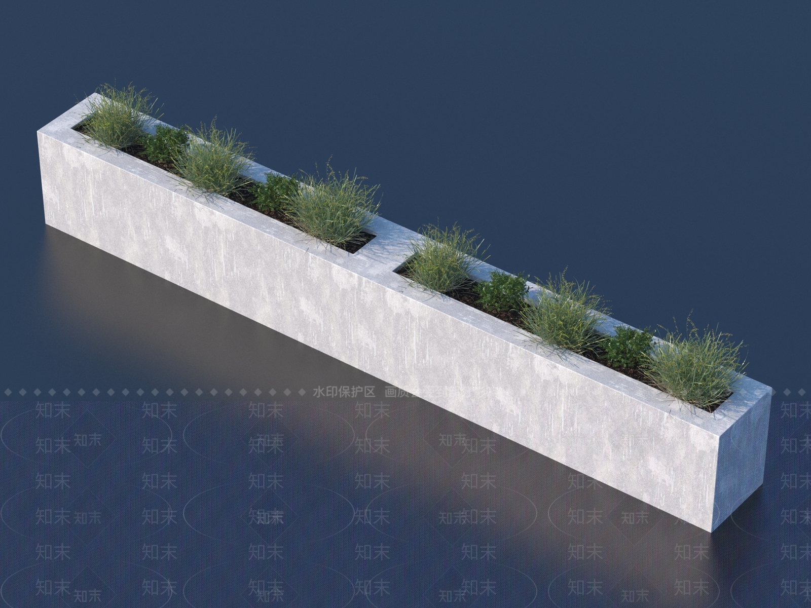 现代景观花箱3D模型下载【ID:1159215944】
