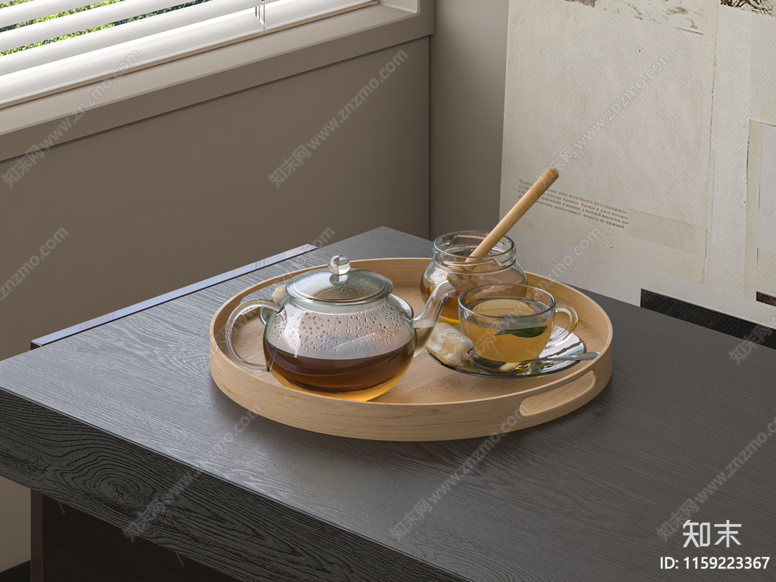 现代茶具3D模型下载【ID:1159223367】