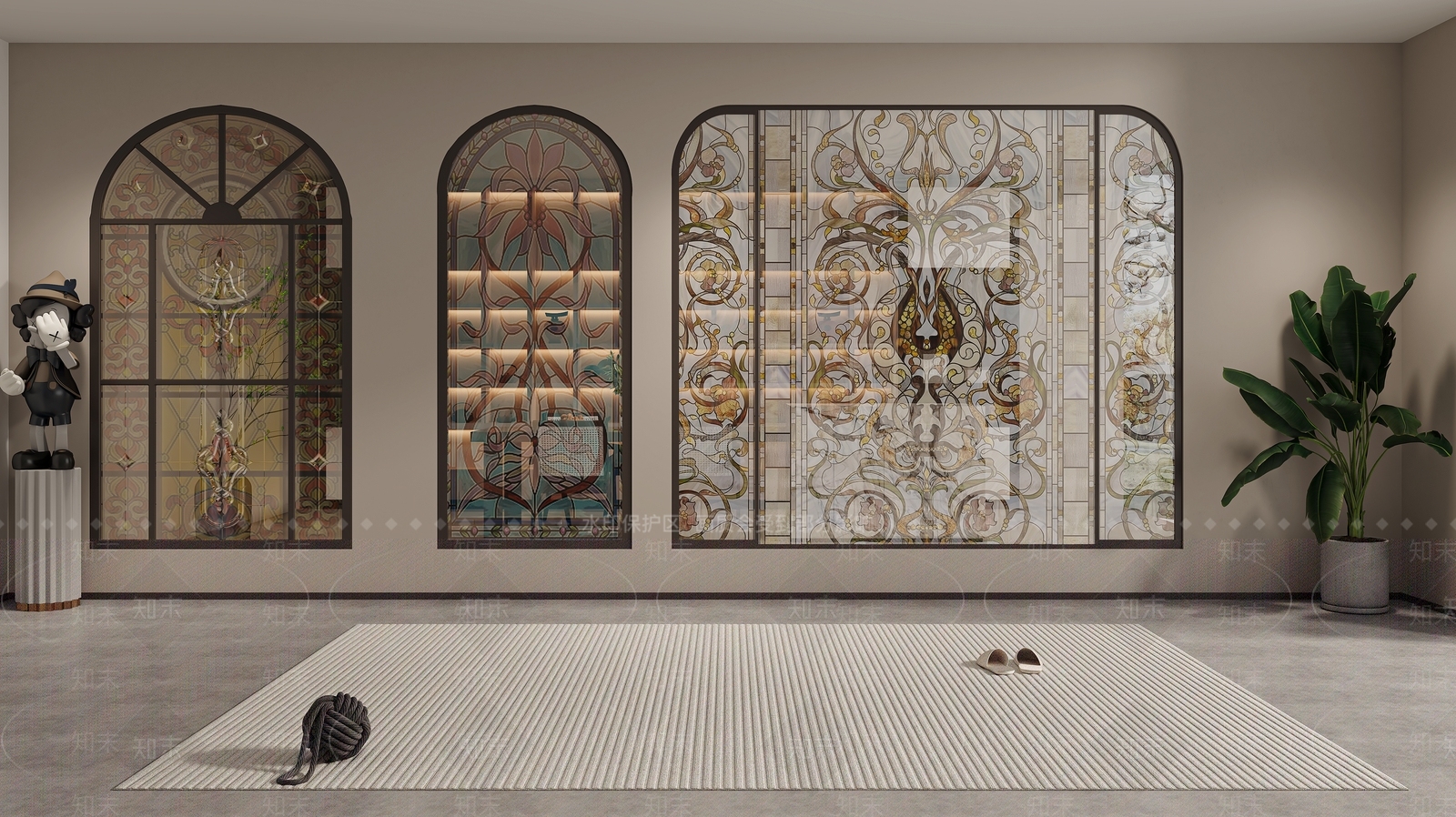 法式复古窗户3D模型下载【ID:1159232045】