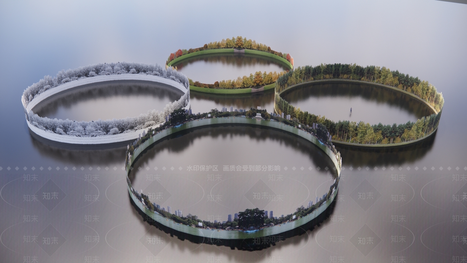 现代远景配景植物SU模型下载【ID:1159232607】