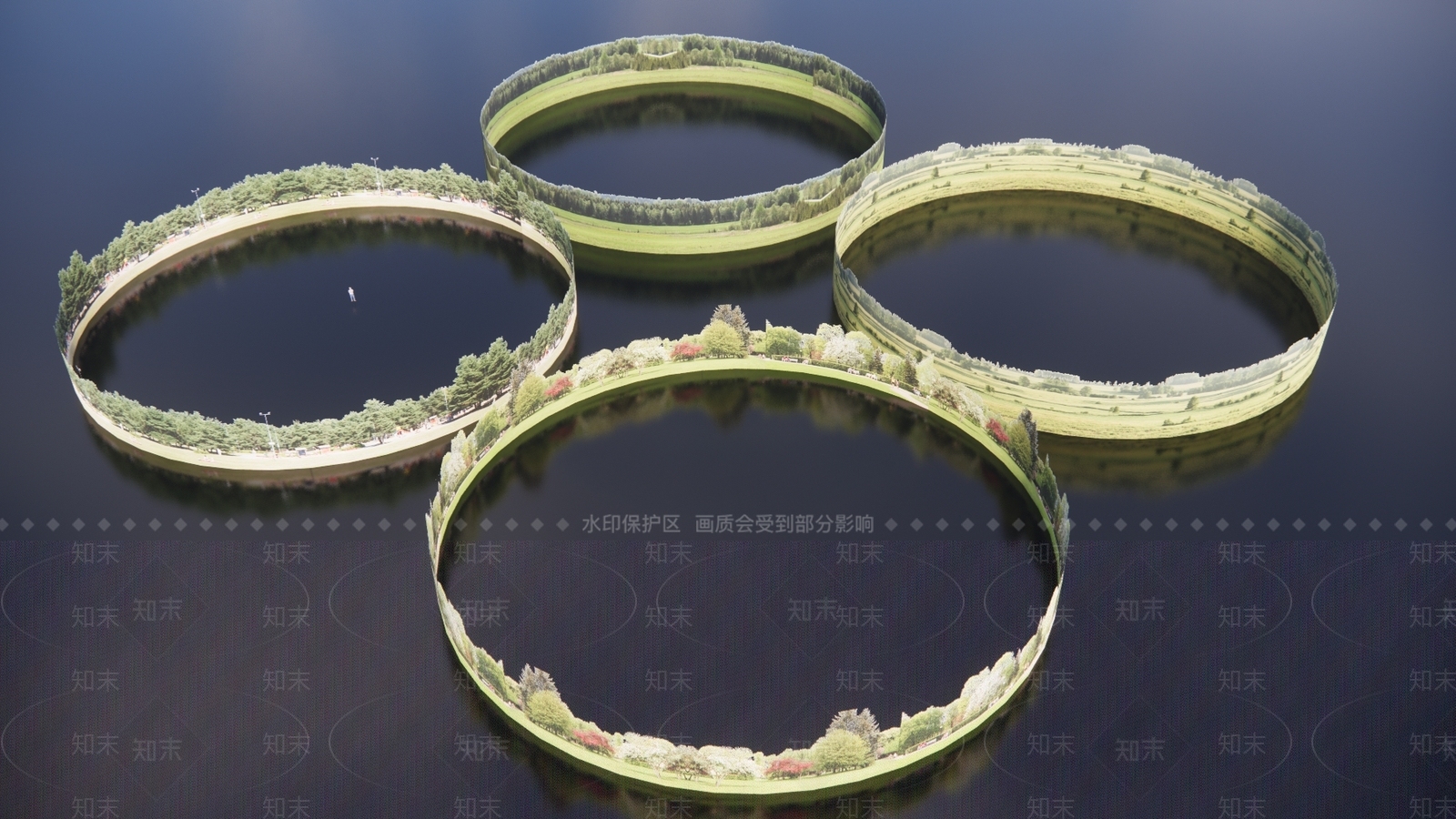 现代远景配景植物SU模型下载【ID:1159233098】