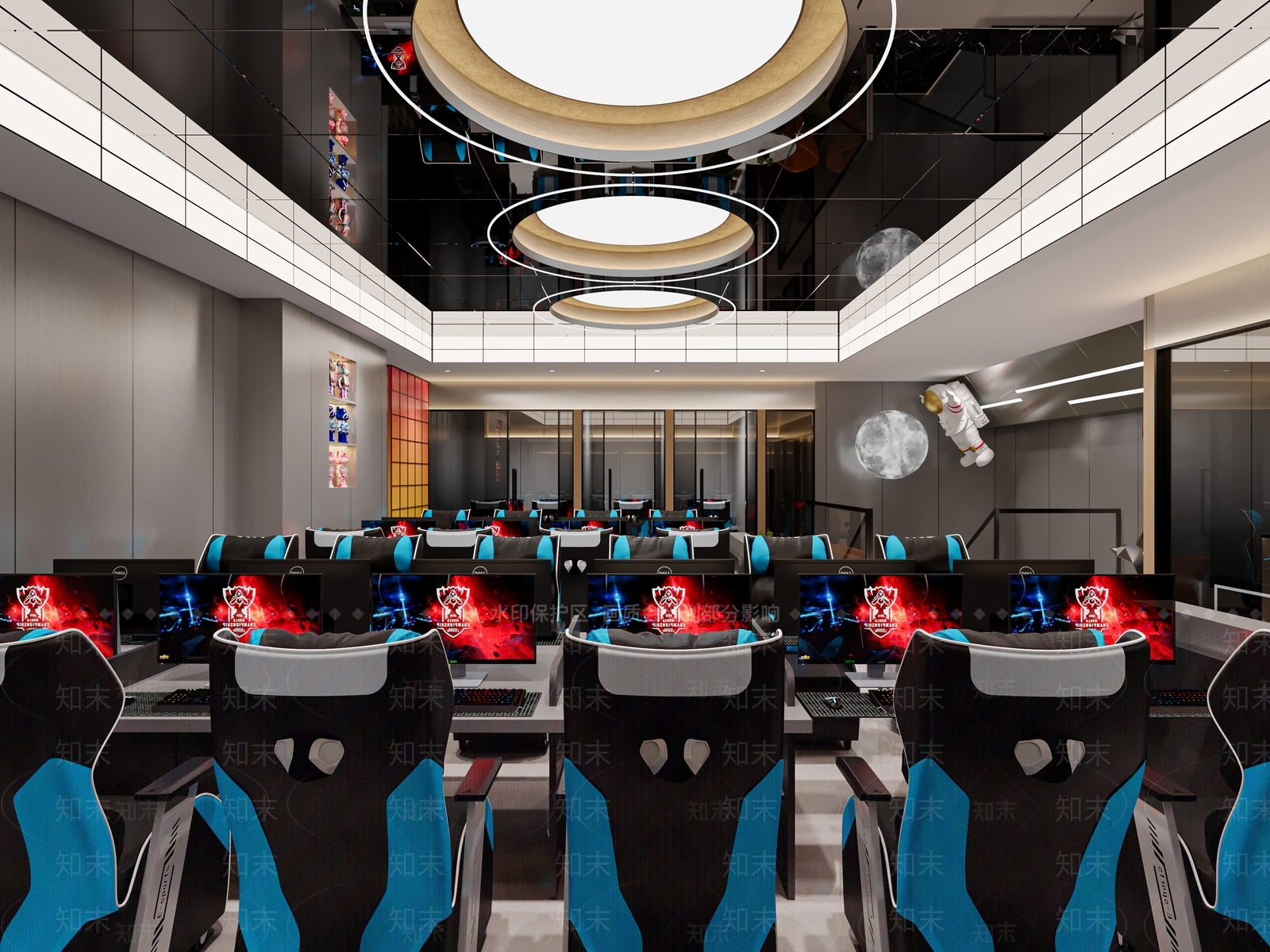 现代网咖3D模型下载【ID:1159239062】