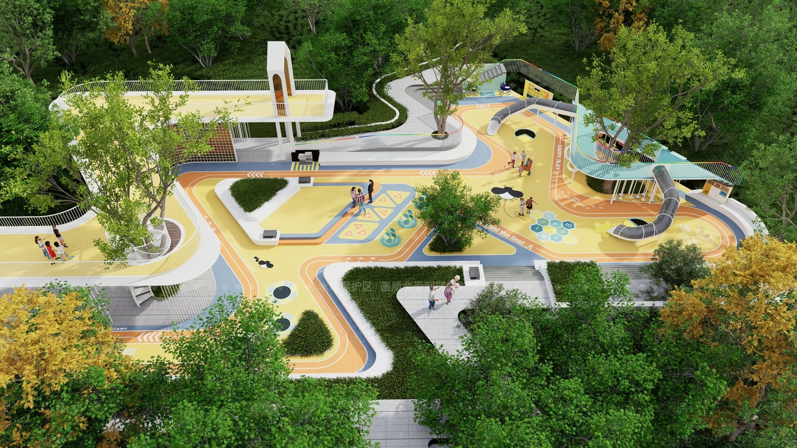 现代儿童活动区SU模型下载【ID:1159240010】