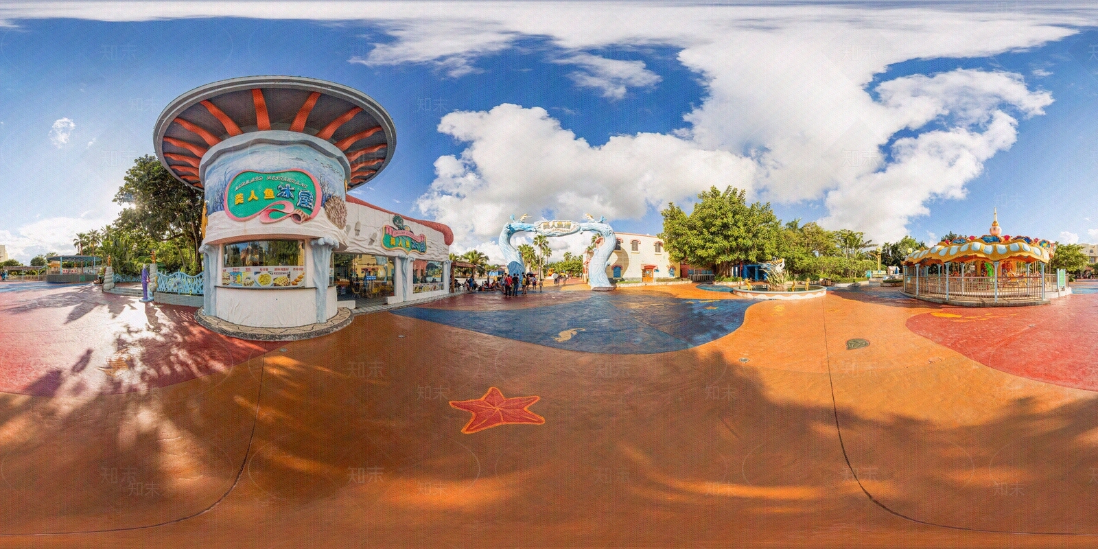 HDR城市游乐场贴图下载【ID:1159244383】