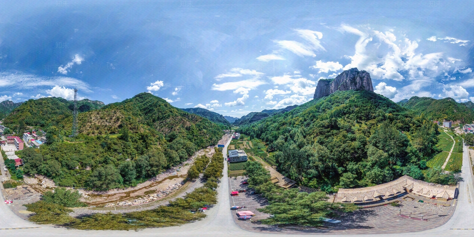 HDR乡村田野户外风景全景贴图下载【ID:1159247012】