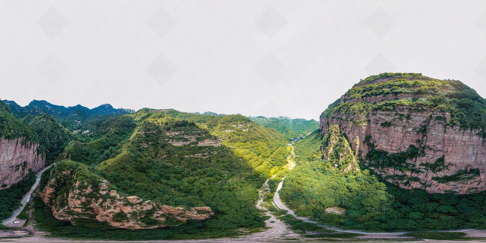 HDR乡村田野户外风景全景贴图下载【ID:1159247050】