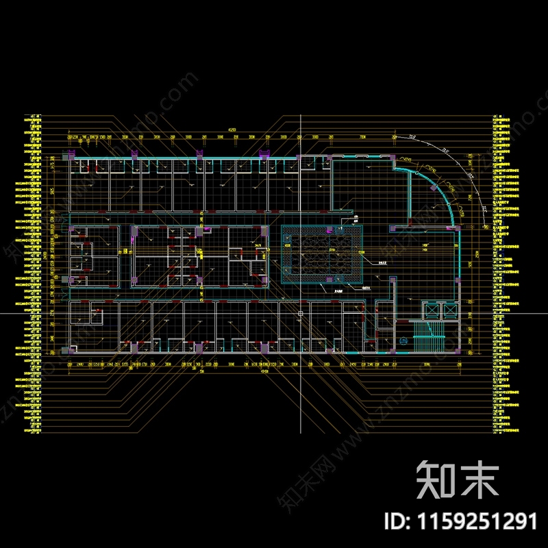 娱乐洗浴中心cad施工图下载【ID:1159251291】