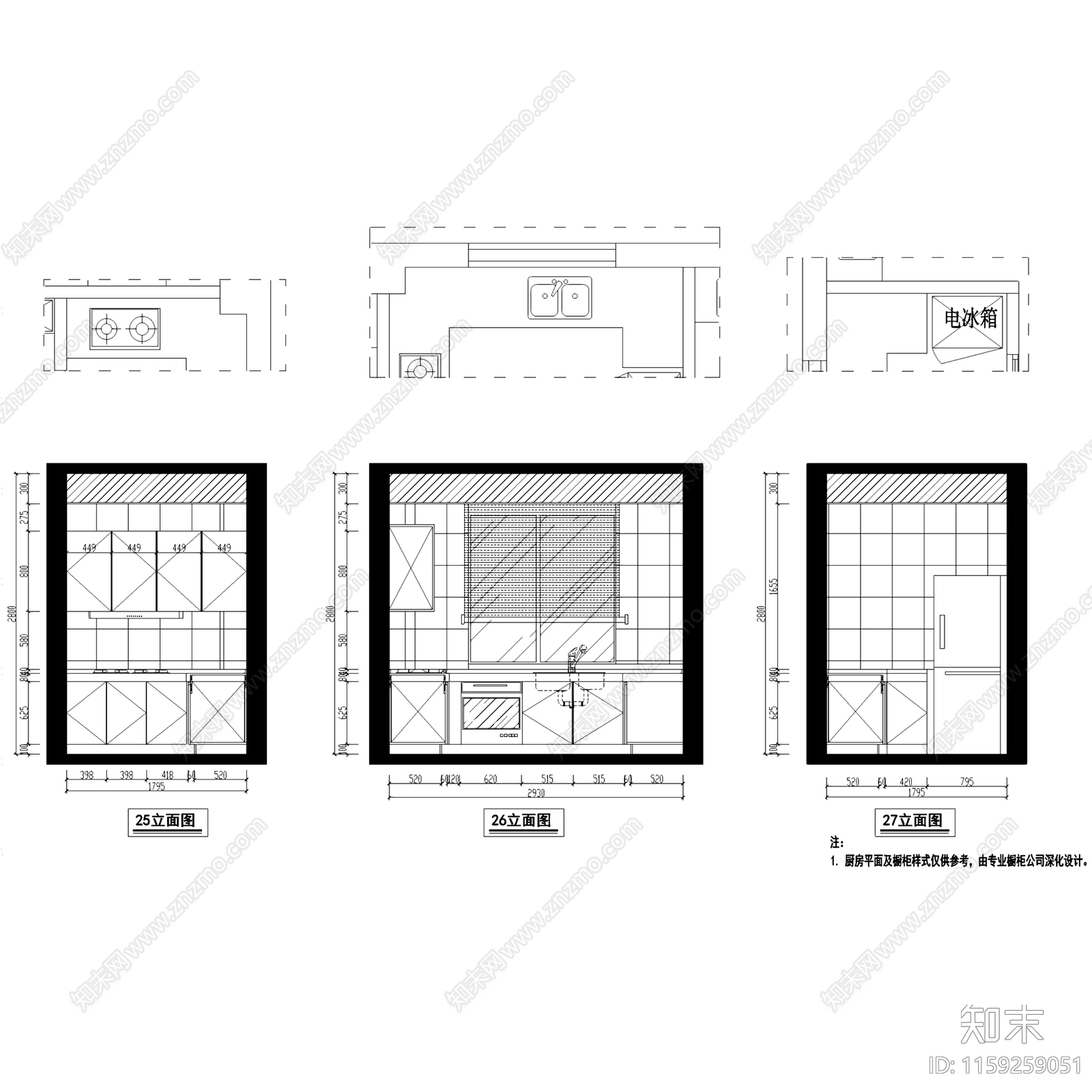 现代原木私宅平层室内家装cad施工图下载【ID:1159259051】