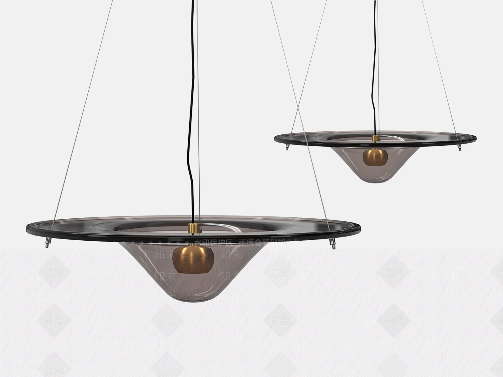 飞碟吊灯3D模型下载【ID:1159267603】