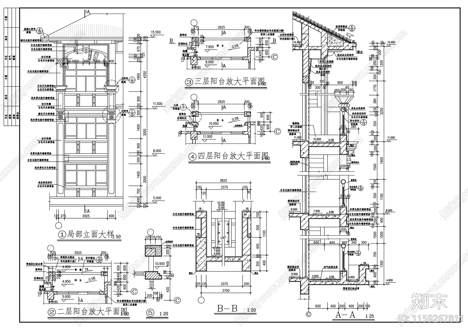 花园西区住宅建筑cad施工图下载【ID:1159267811】