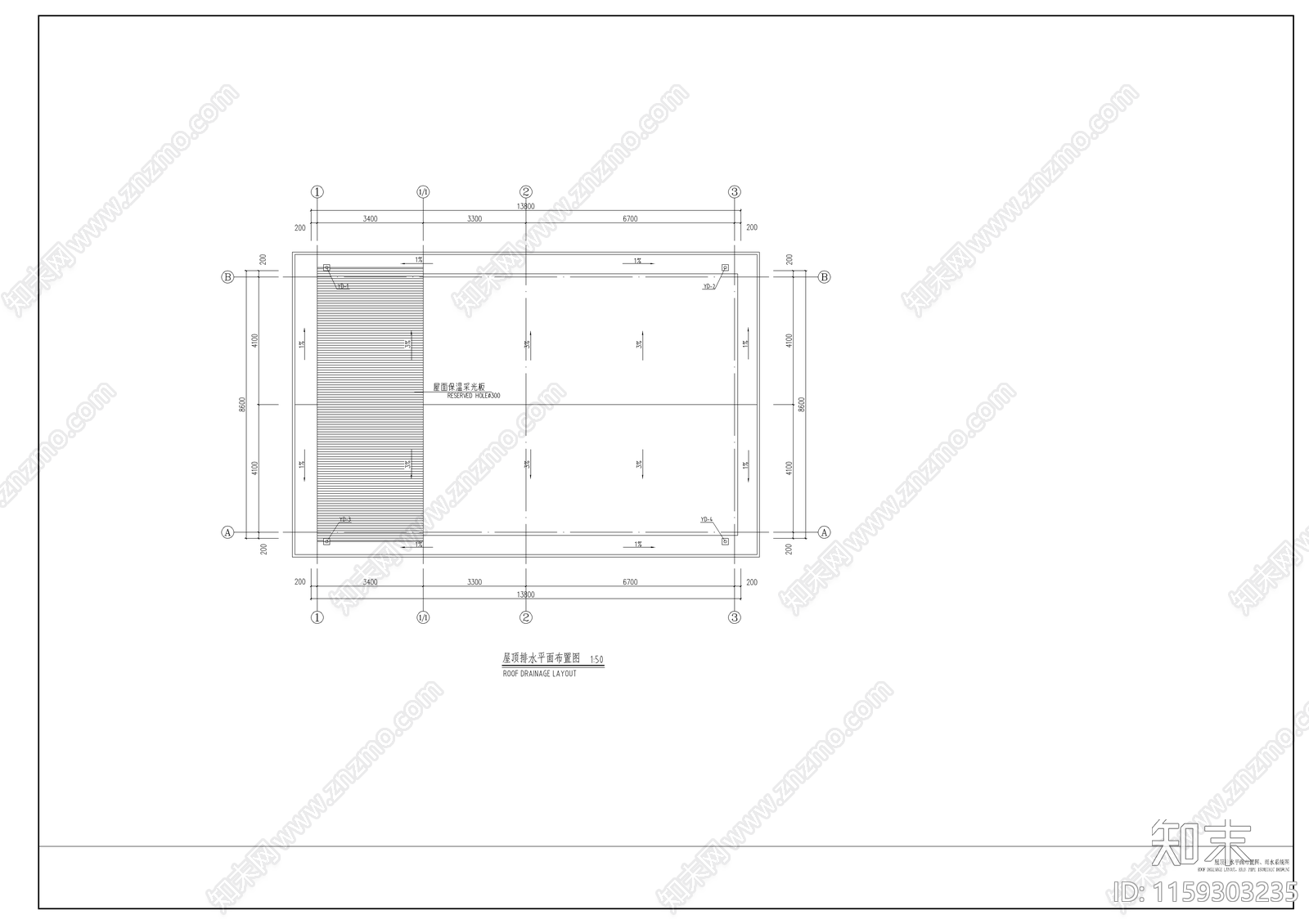 回用水池及深度处理车间消防给排水cad施工图下载【ID:1159303235】