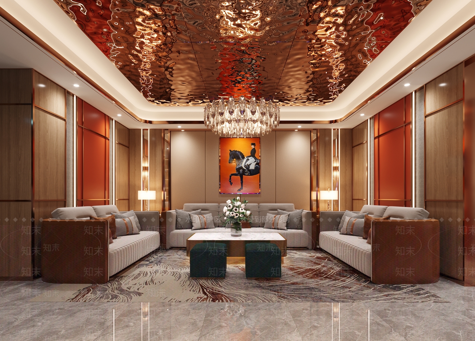 现代轻奢ktv包间3D模型下载【ID:1159304618】