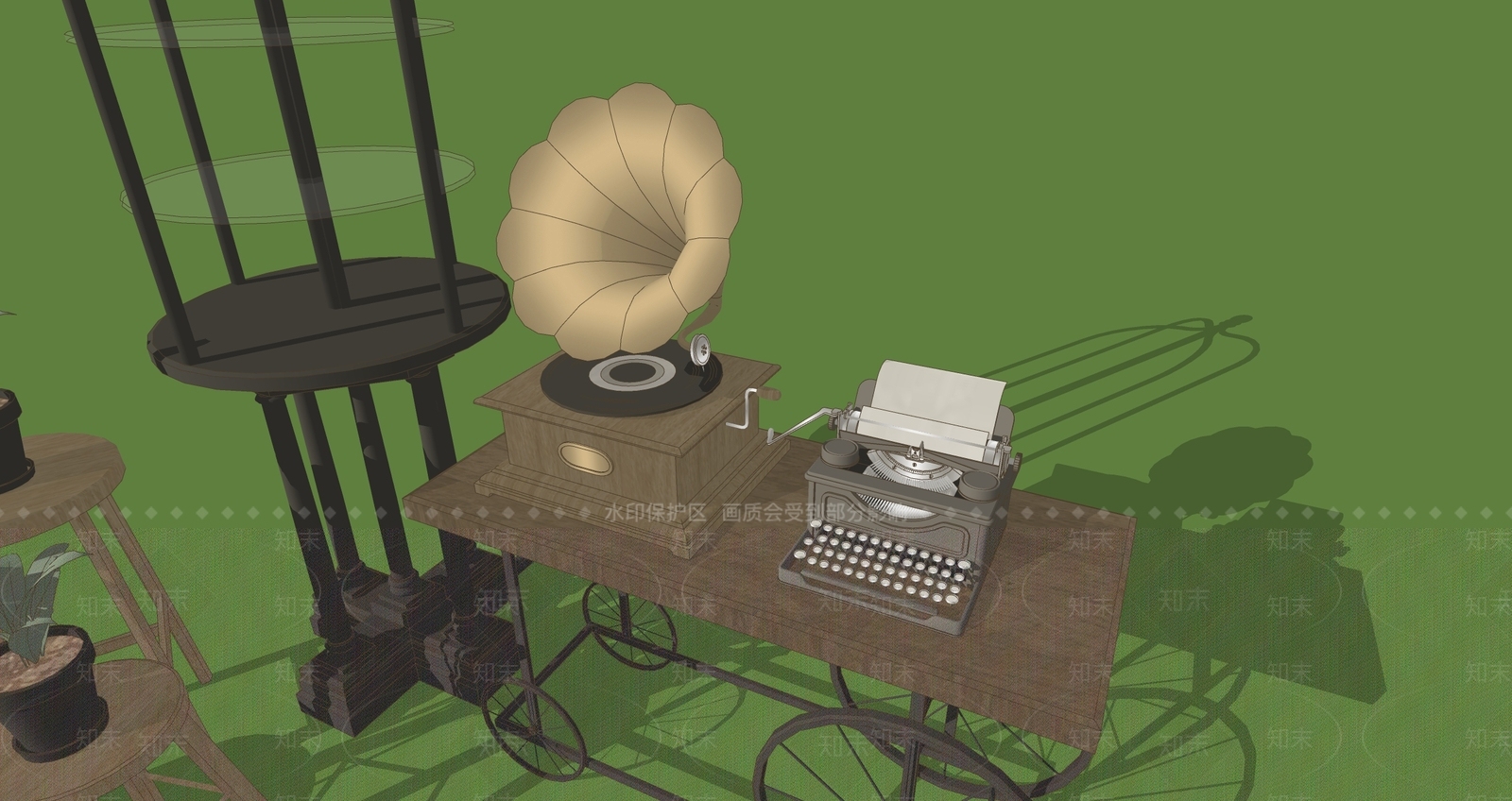 音响SU模型下载【ID:1159319866】
