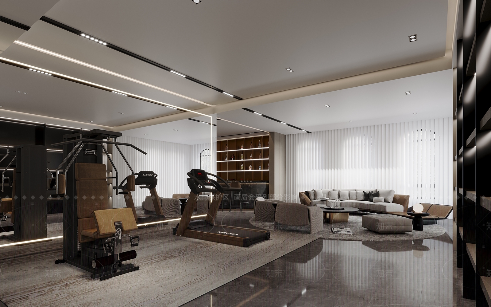 现代酒吧3D模型下载【ID:1214578243】