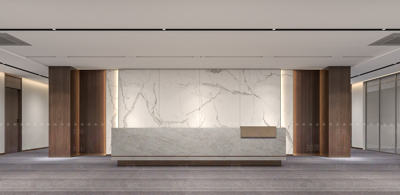 现代前厅3D模型下载【ID:1159336894】