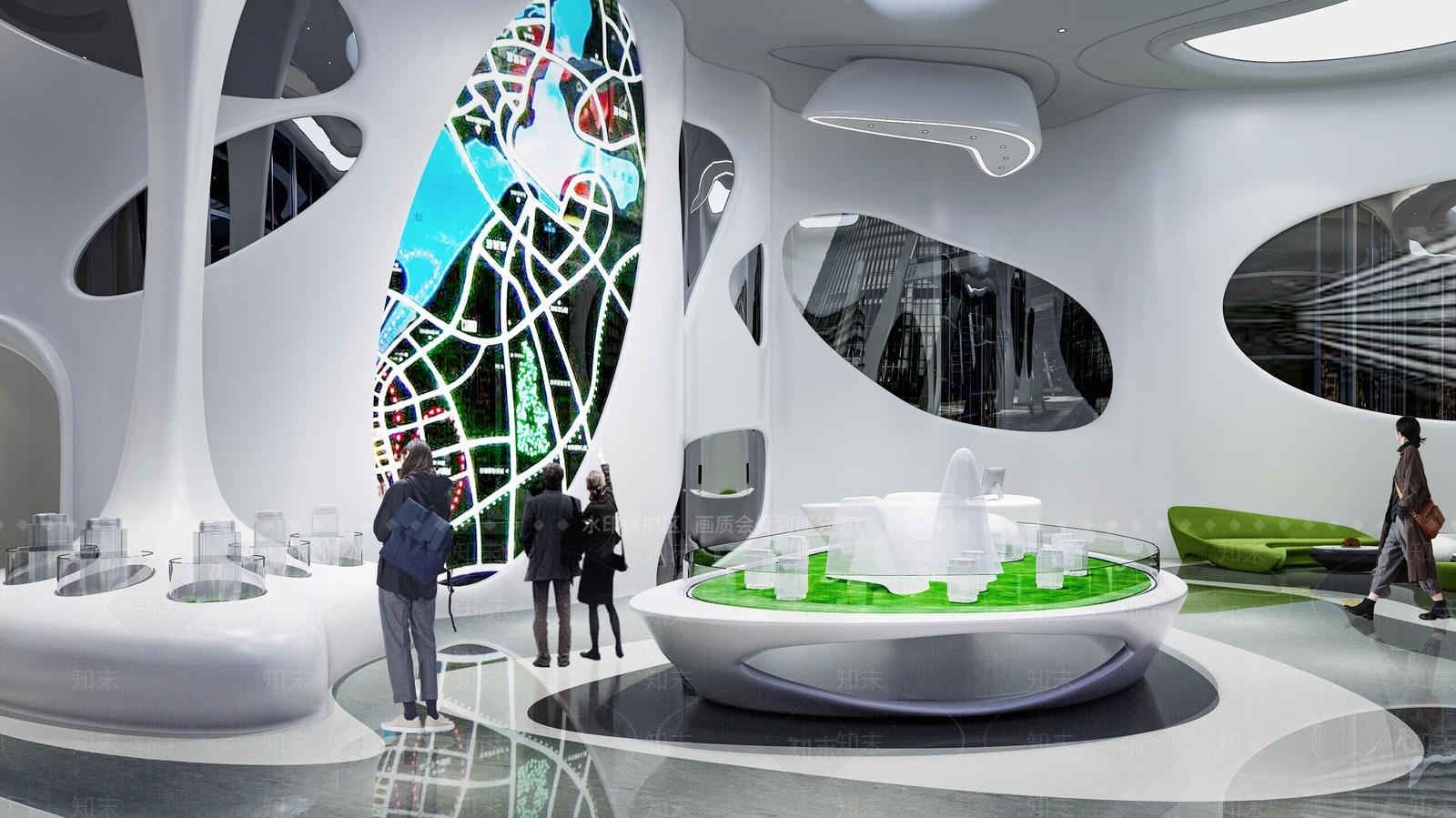 规划馆3D模型下载【ID:1159341672】