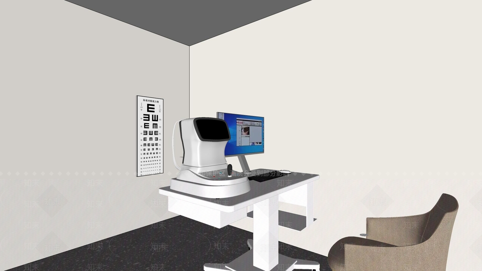 现代医院SU模型下载【ID:1159346873】