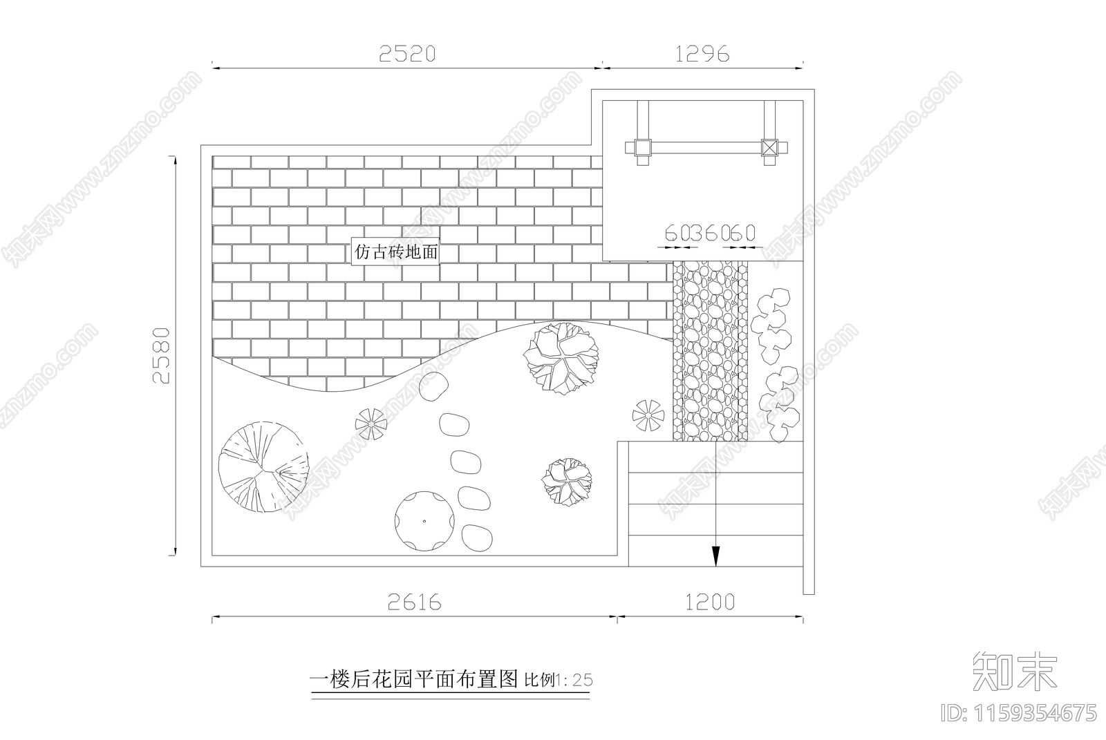 屋顶花园及庭院景观全套图纸cad施工图下载【ID:1159354675】