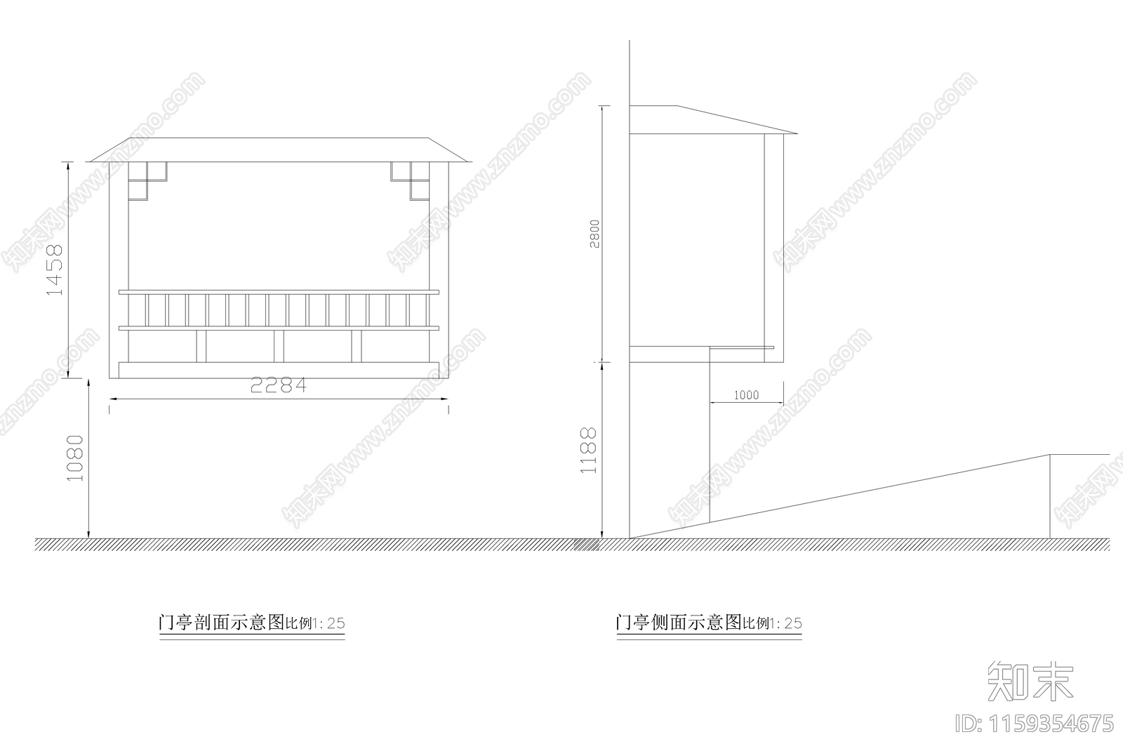 屋顶花园及庭院景观全套图纸cad施工图下载【ID:1159354675】