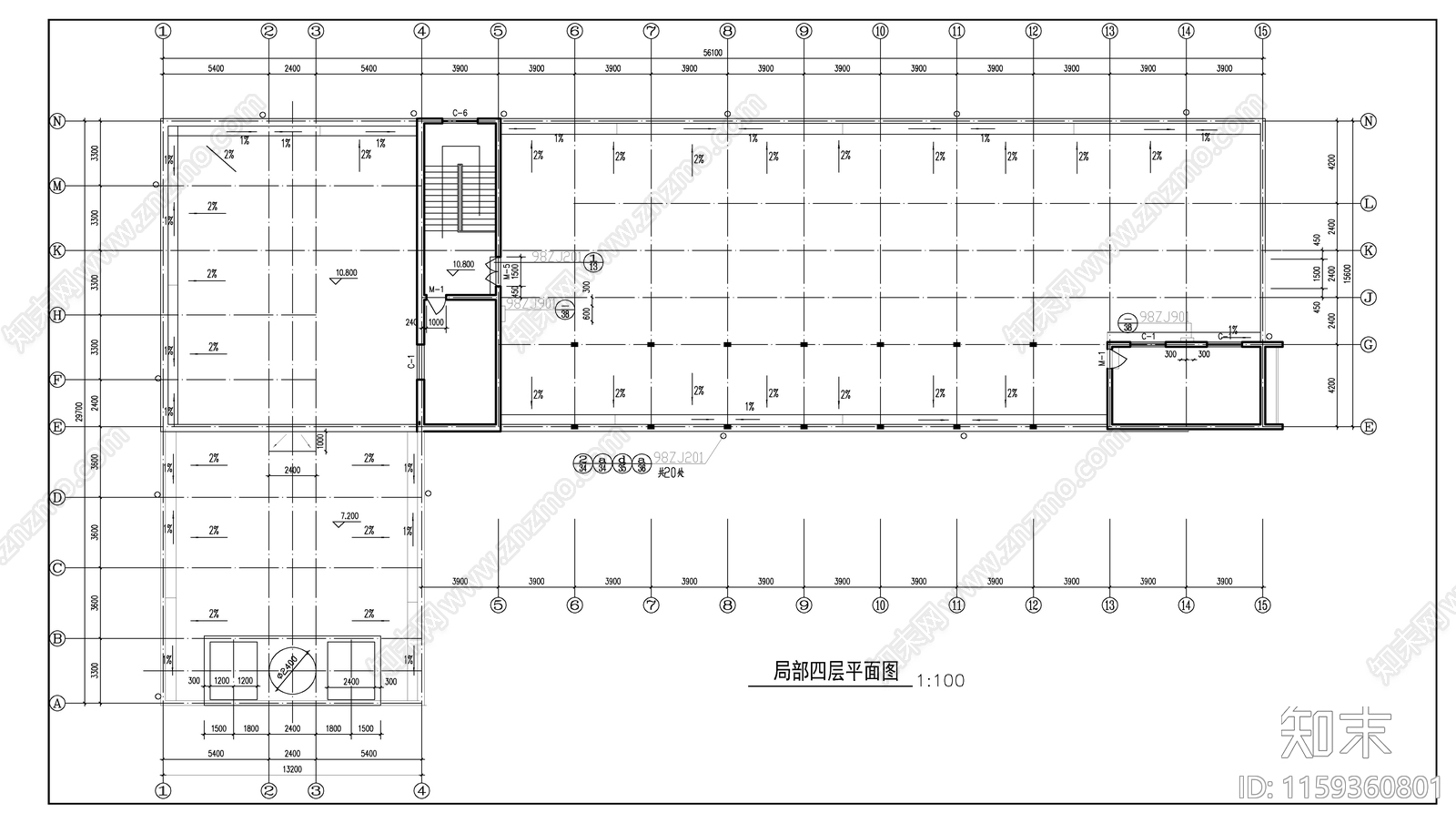 酒店全套图纸cad施工图下载【ID:1159360801】