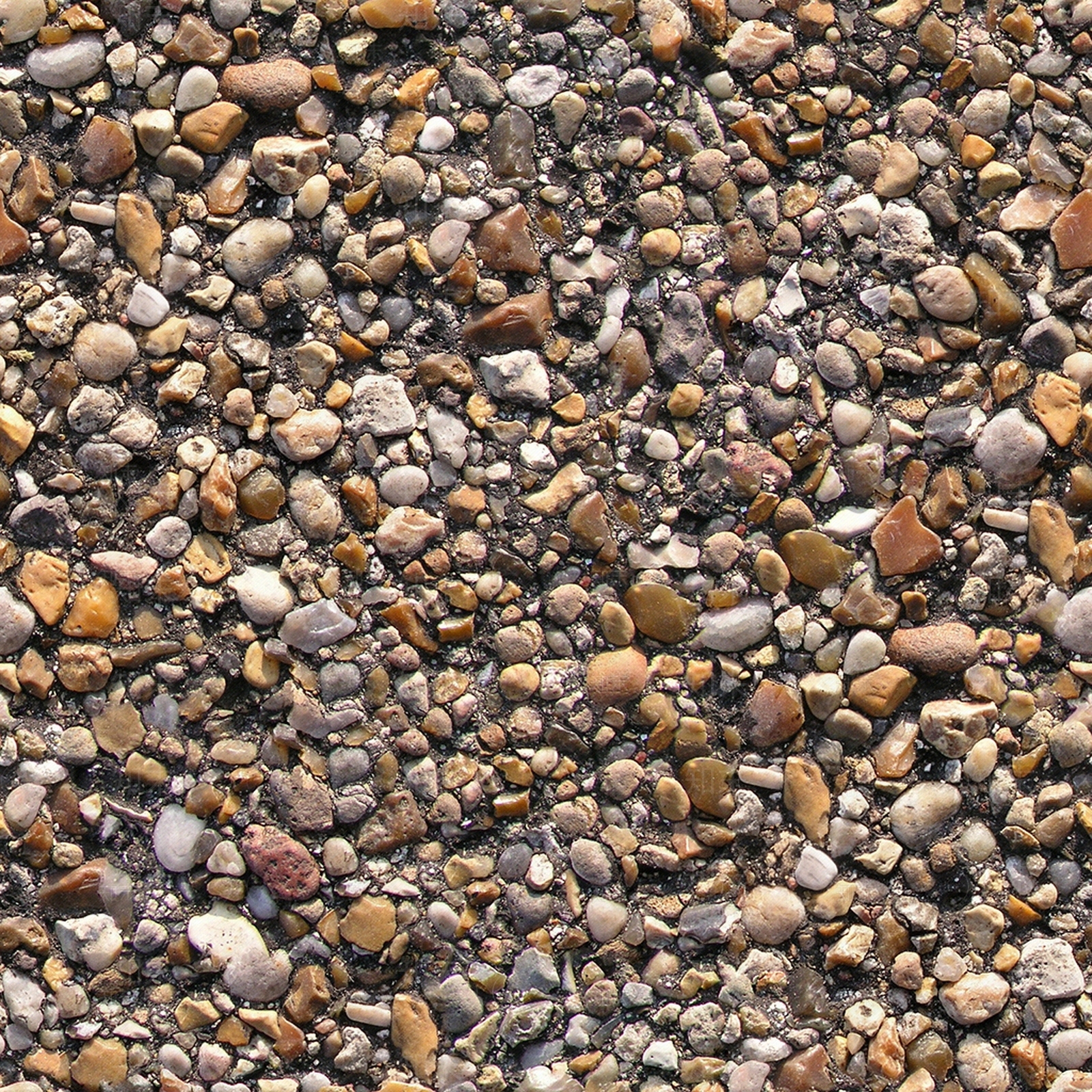 无缝黄色石子石头砾石鹅软石碎石水洗石地面贴图下载【ID:1159393463】