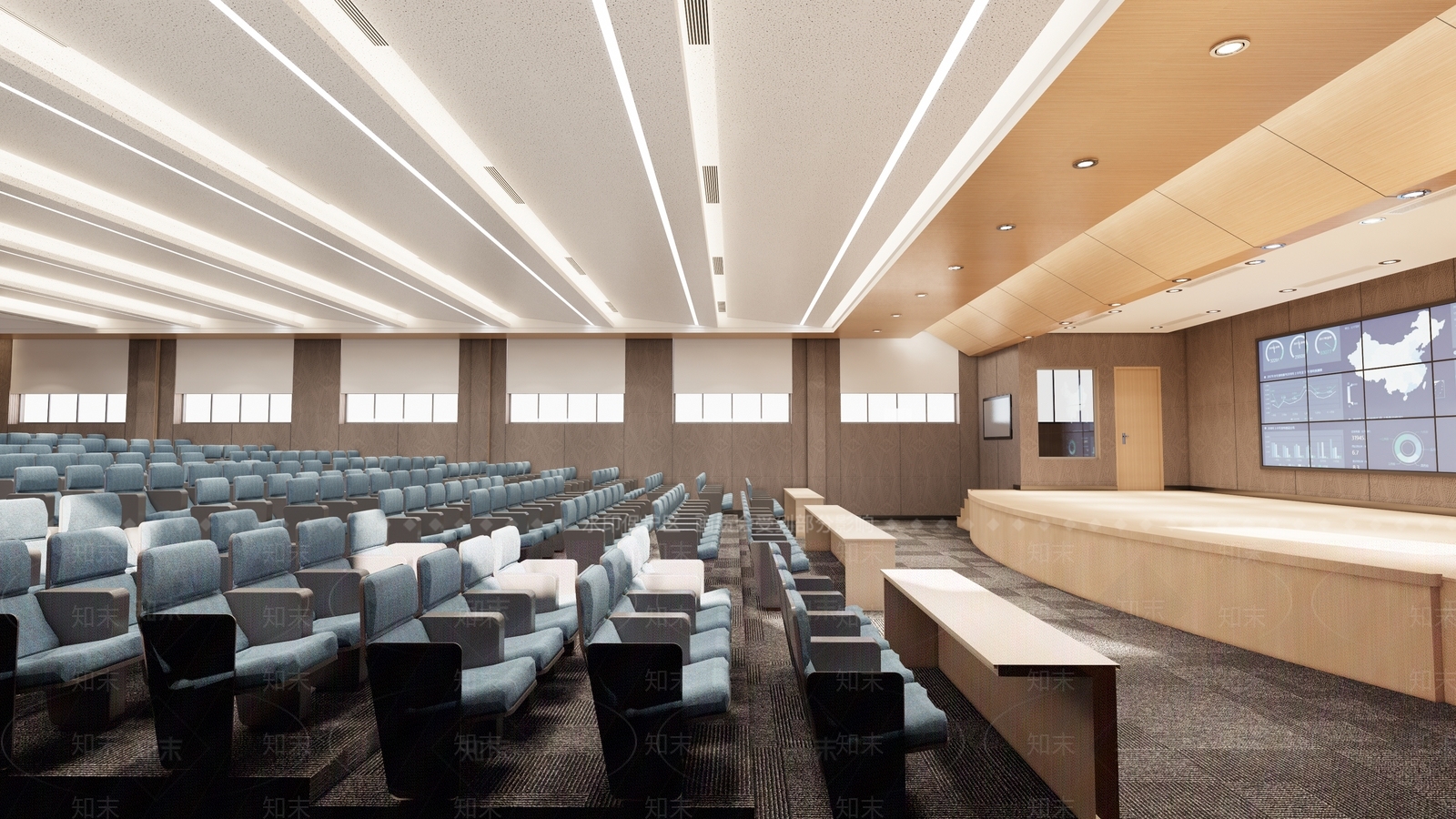 现代大型报告厅SU模型下载【ID:1159398220】