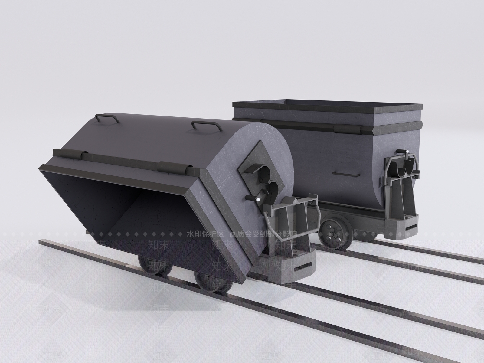 矿山车SU模型下载【ID:1159404759】