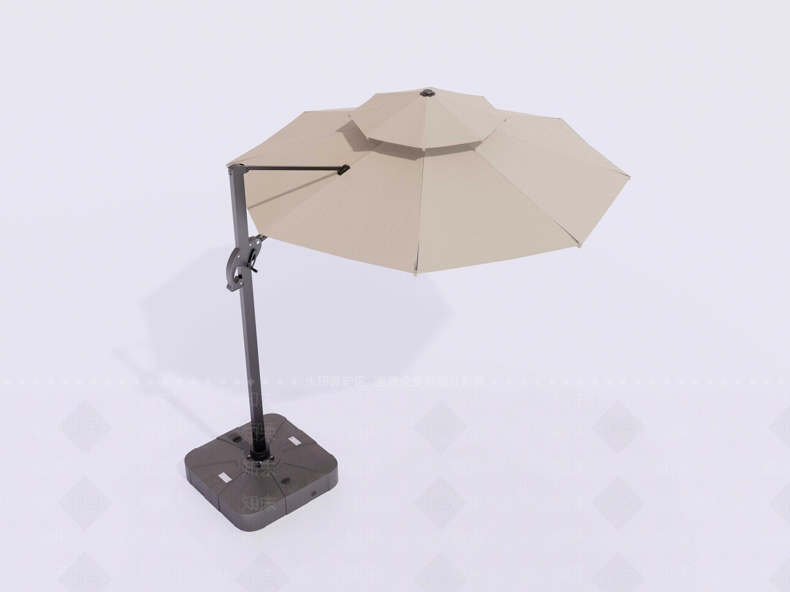现代遮阳伞SU模型下载【ID:1159404869】