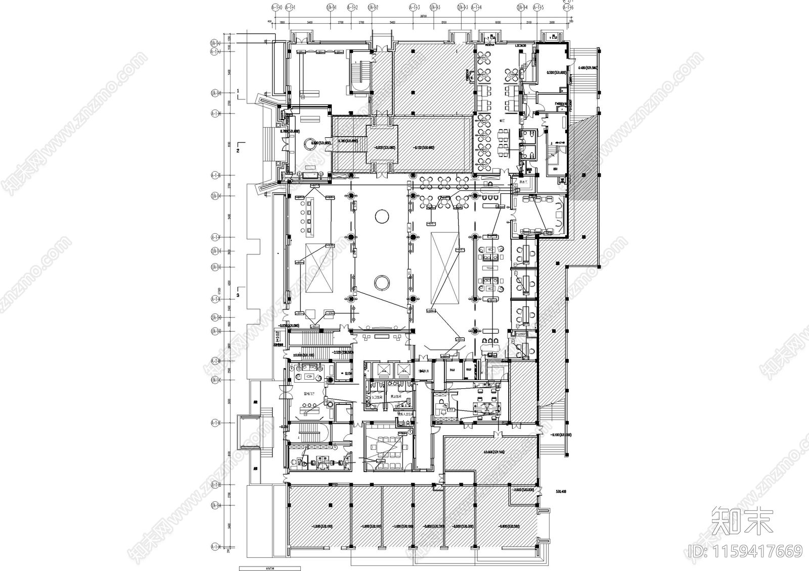 民宿火灾报警空调cad施工图下载【ID:1159417669】