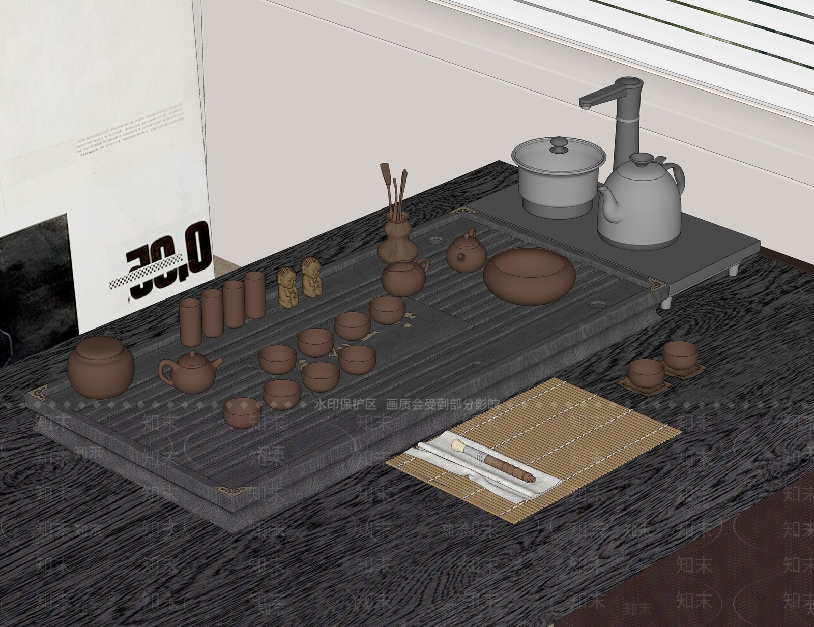 茶具SU模型下载【ID:1159423508】