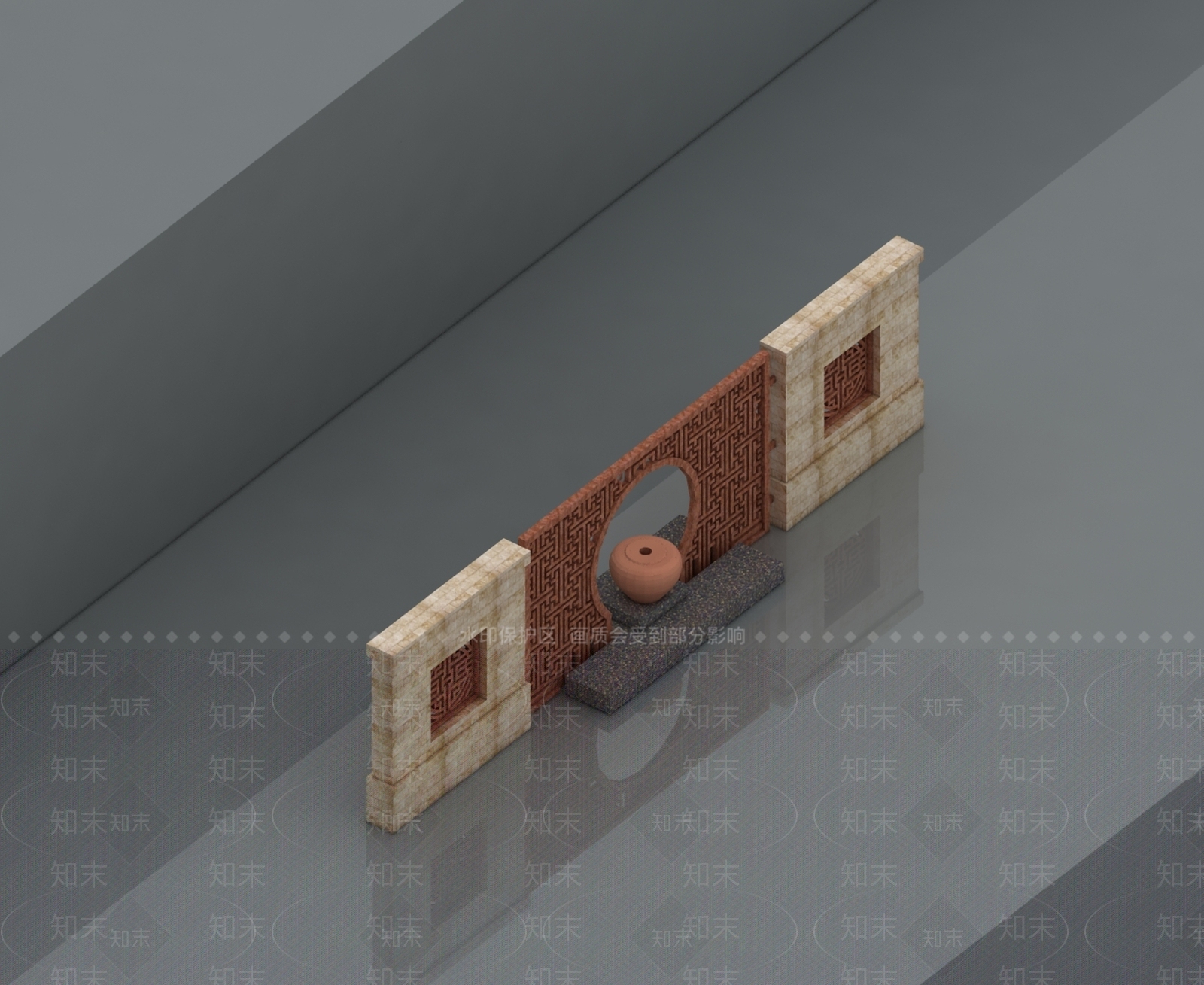 摆件场景3D模型下载【ID:1159424345】