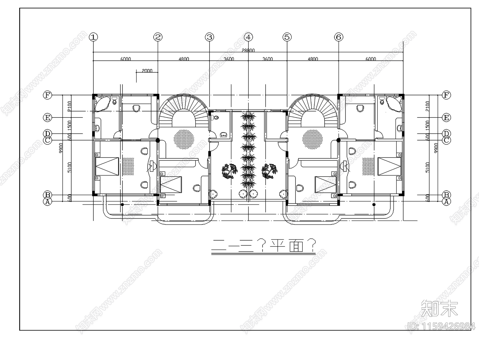 12个别墅设计方案cad施工图下载【ID:1159426984】