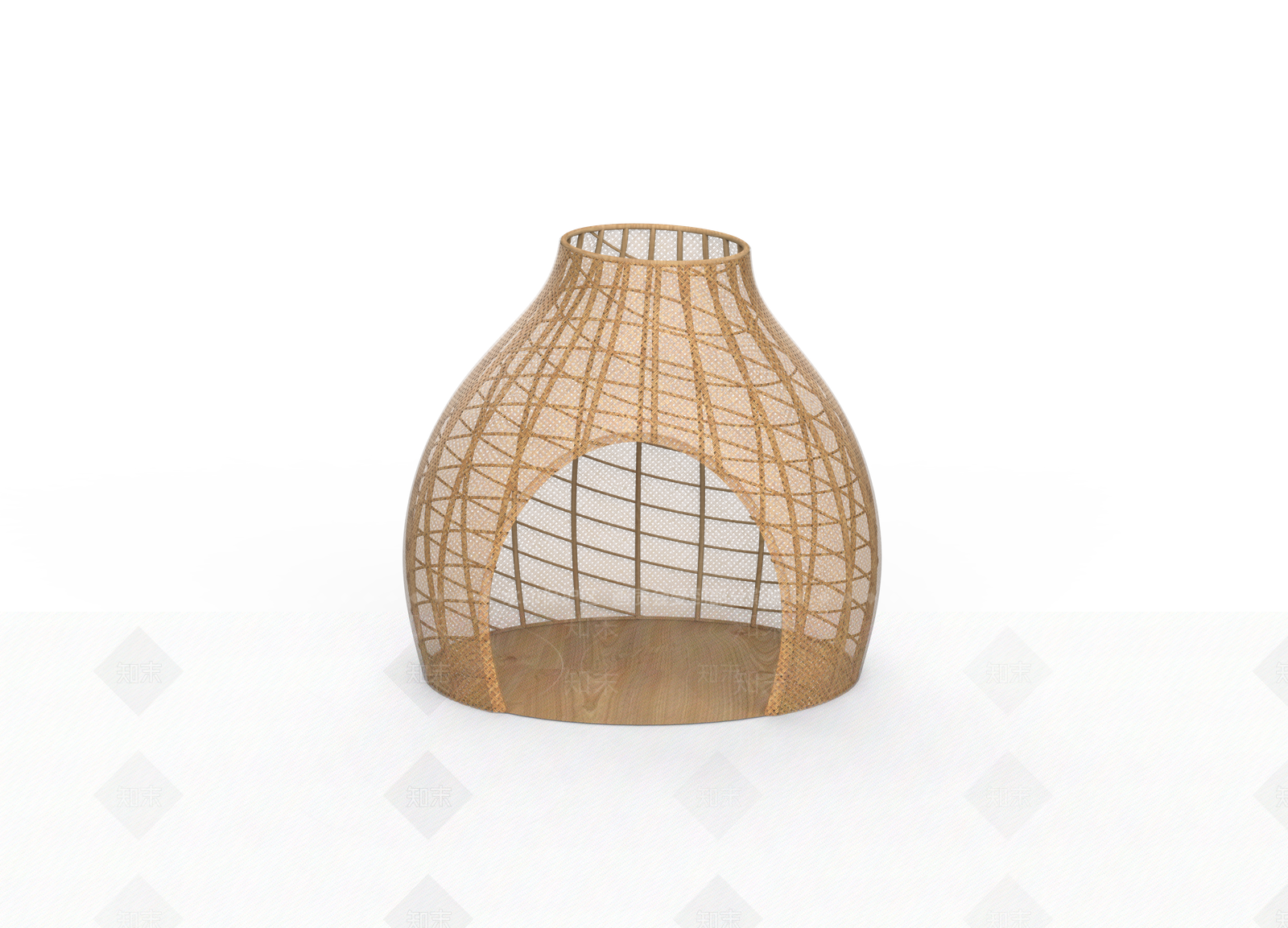 现代异形鸟笼景观构筑SU模型下载【ID:1159432436】