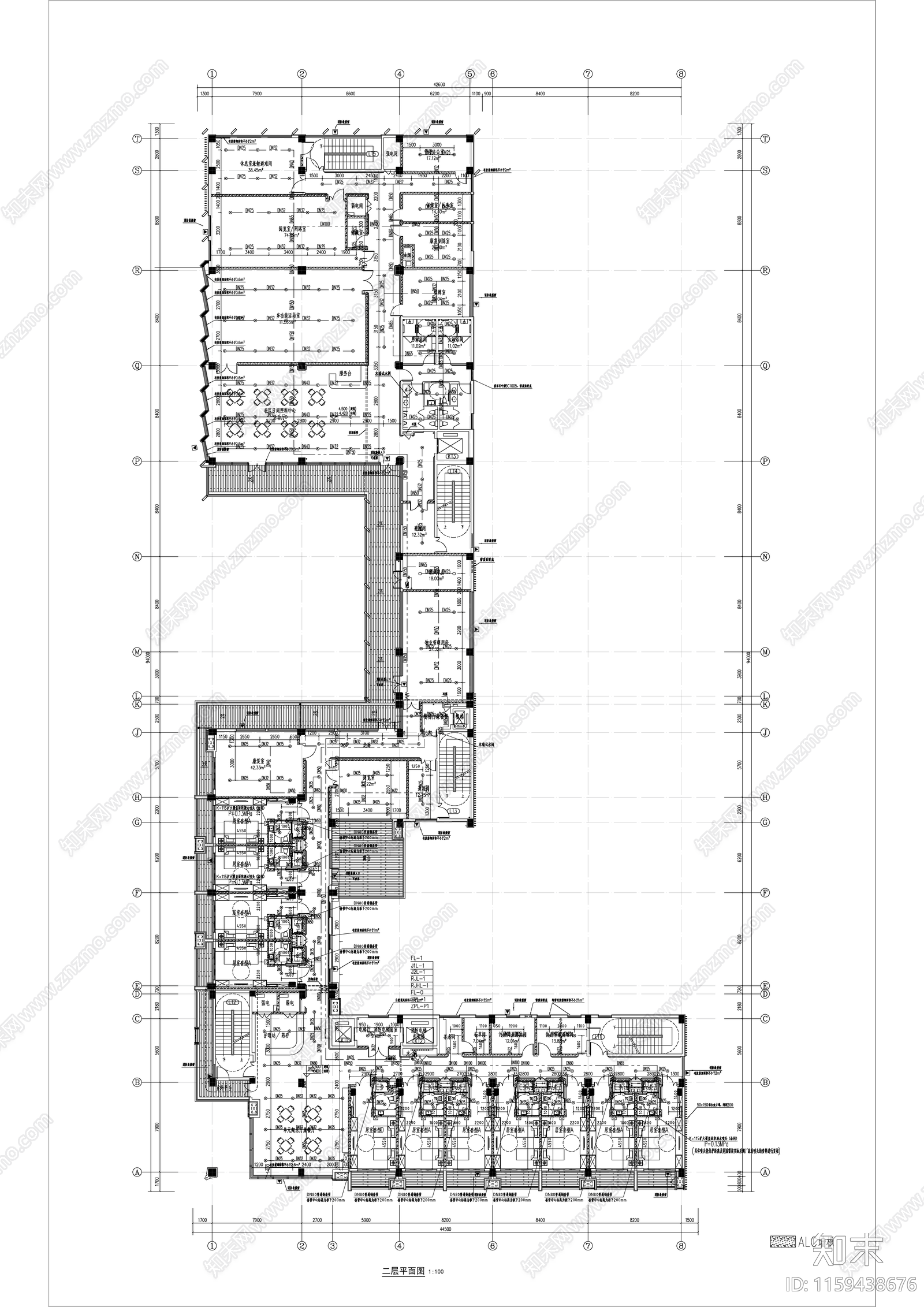 幼儿园施工图下载【ID:1159438676】