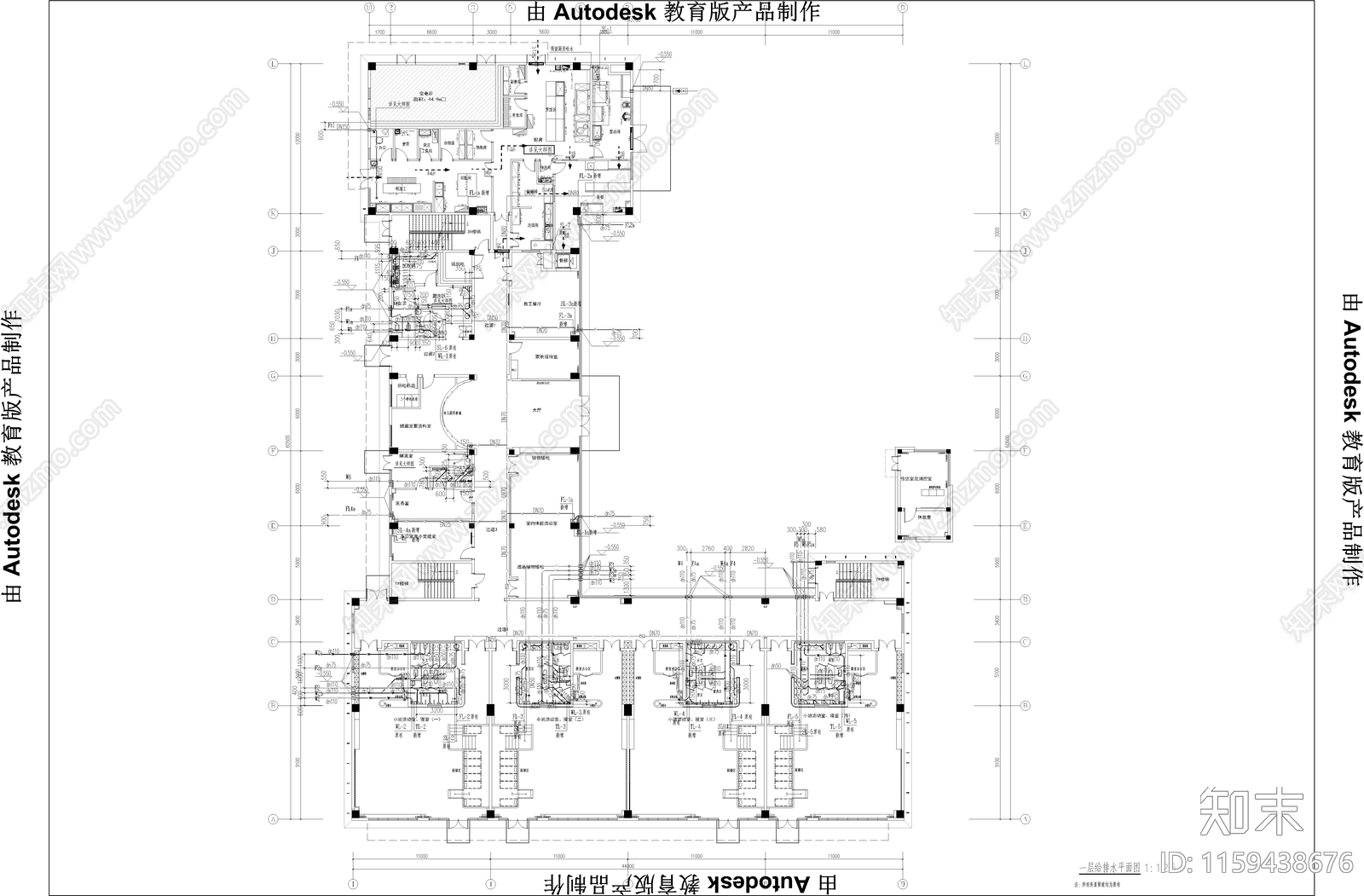 幼儿园施工图下载【ID:1159438676】