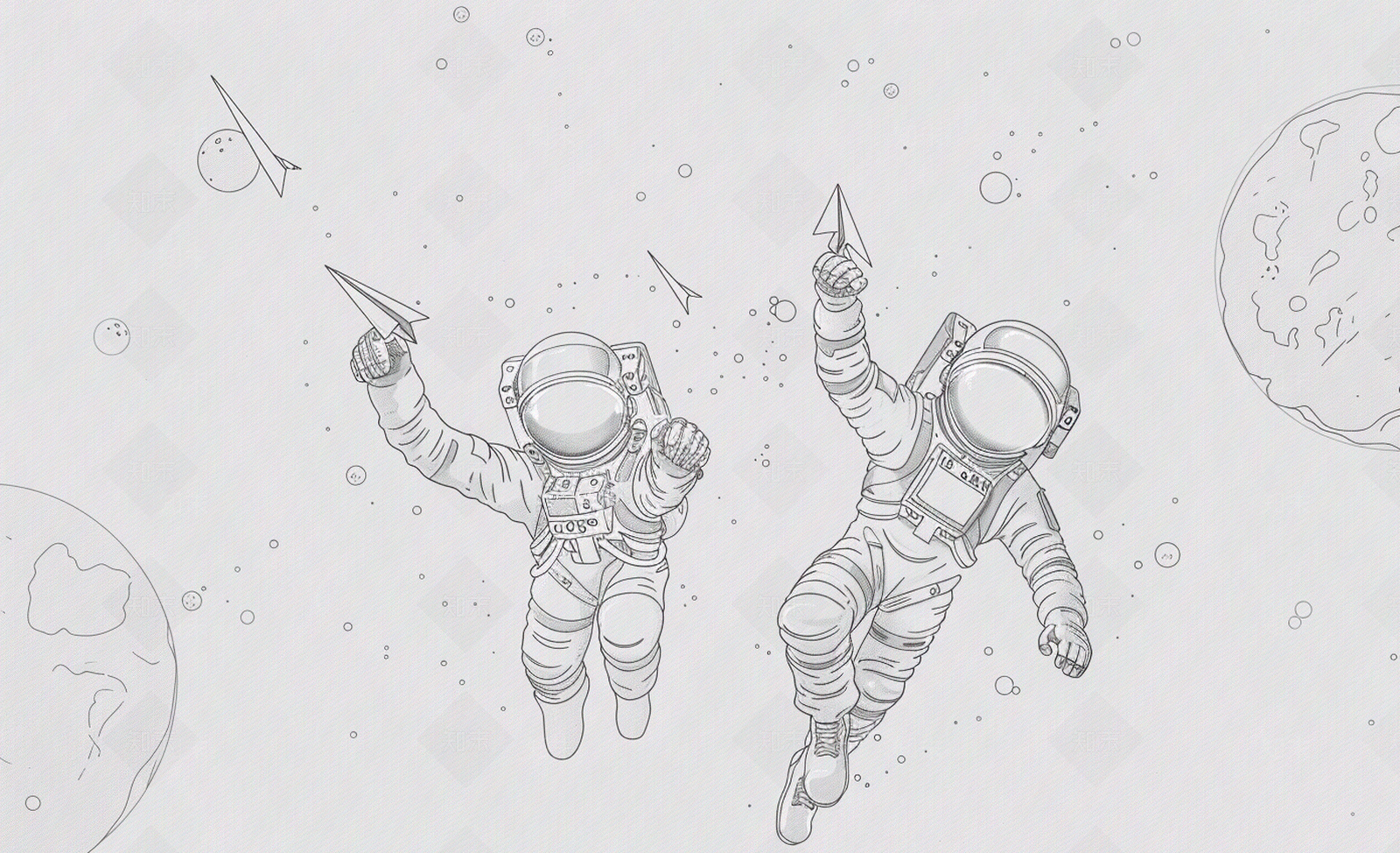 儿童房主题墙纸墙布卡通画贴图下载【ID:1159438814】