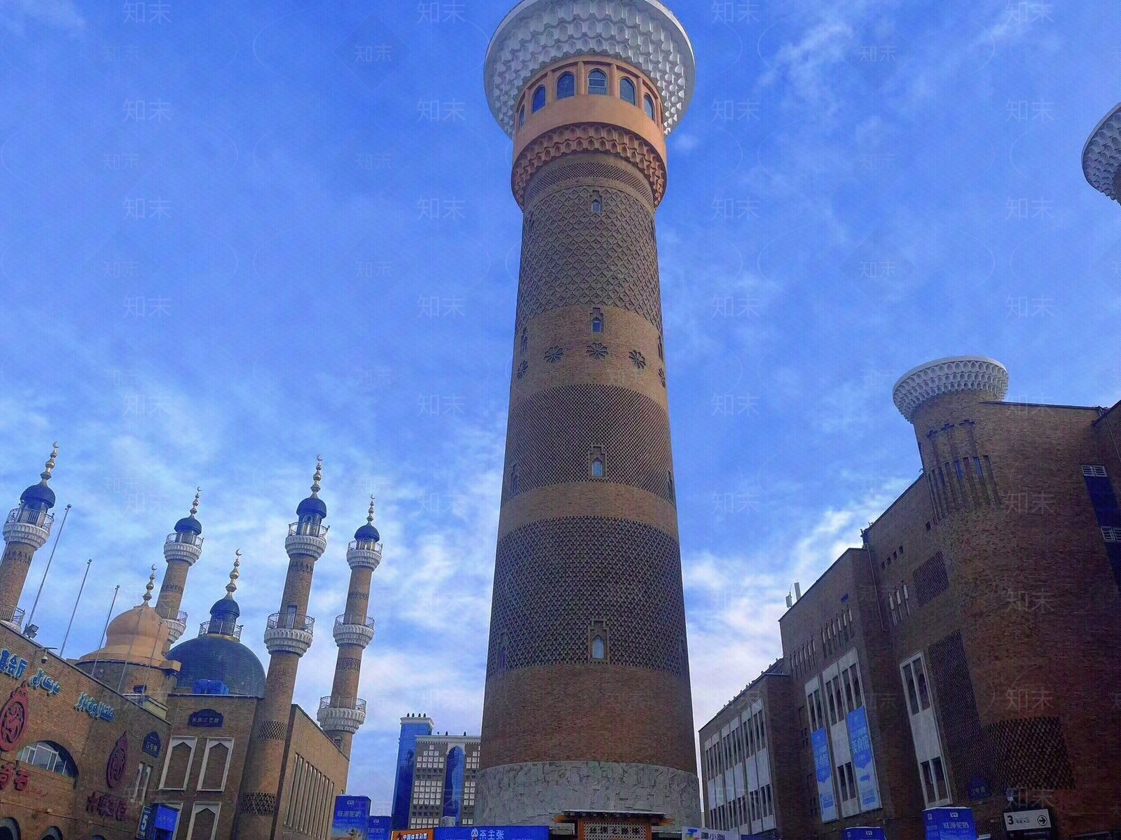 无缝天空建筑外景贴图下载【ID:1159439622】