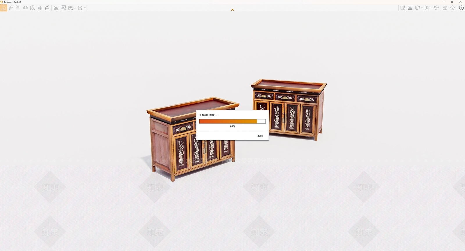 欧式老旧木柜SU模型下载【ID:1159445376】