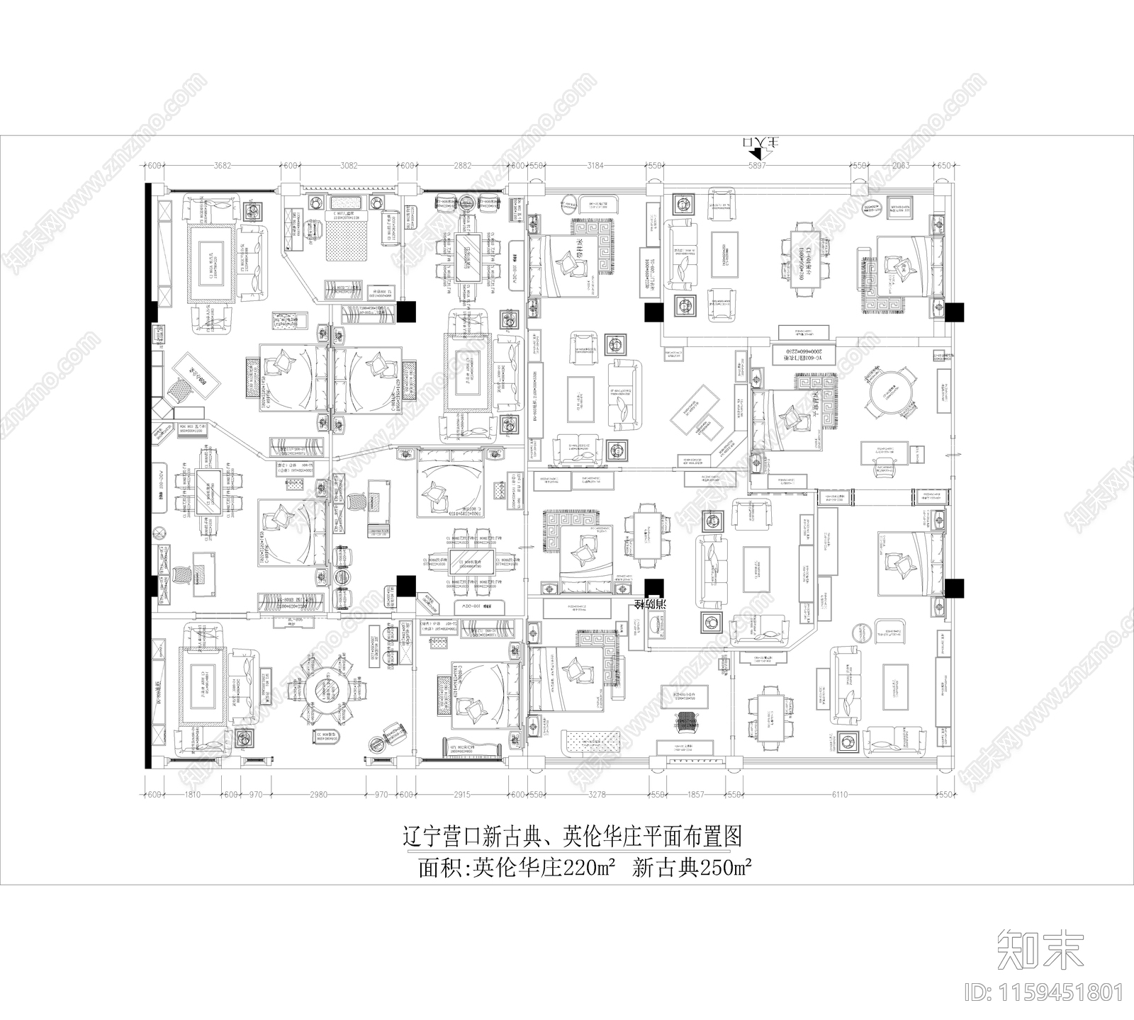 古典家具展厅cad施工图下载【ID:1159451801】