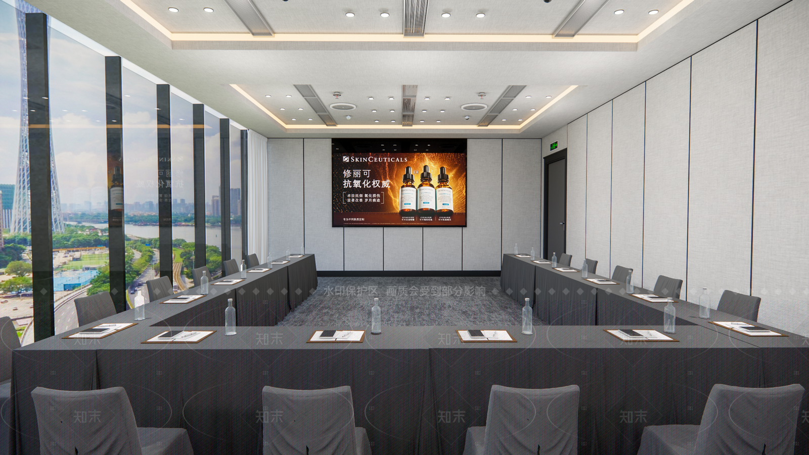 宴会厅SU模型下载【ID:1206462197】