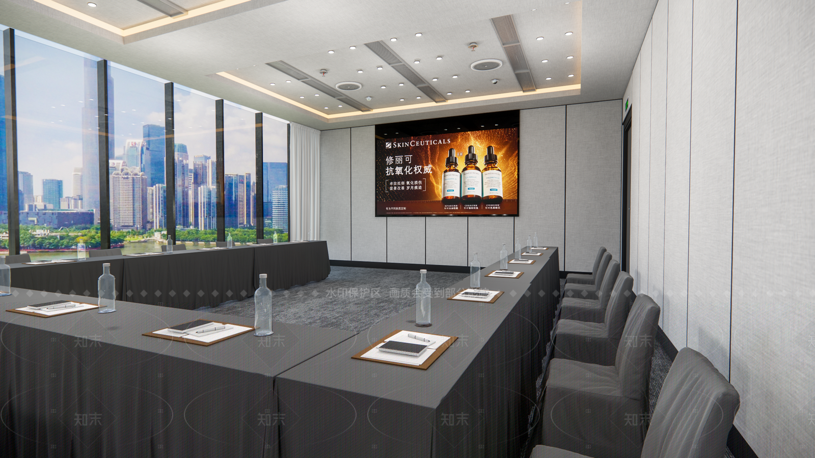 宴会厅SU模型下载【ID:1206462197】