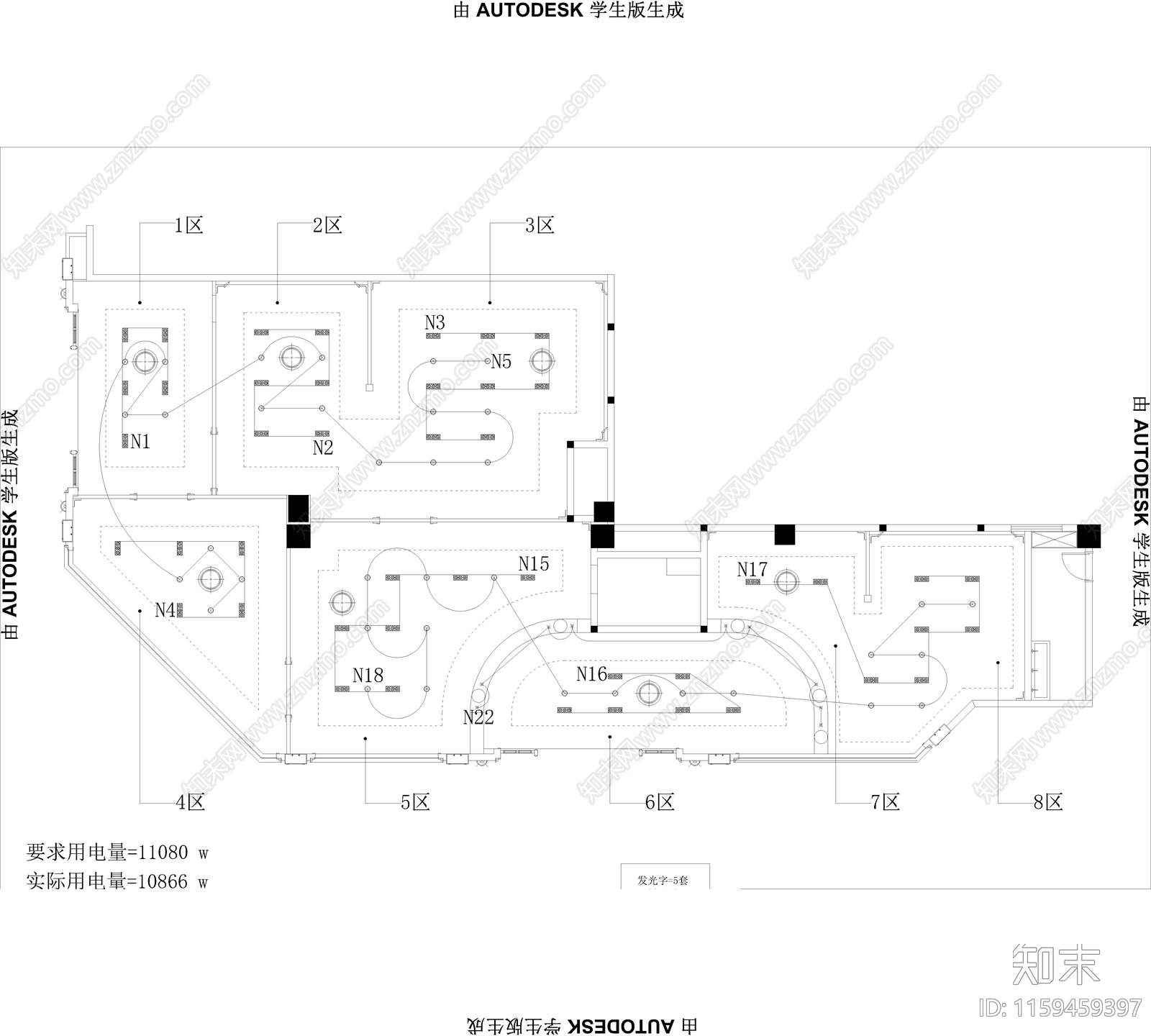 浙江家具品牌专卖cad施工图下载【ID:1159459397】