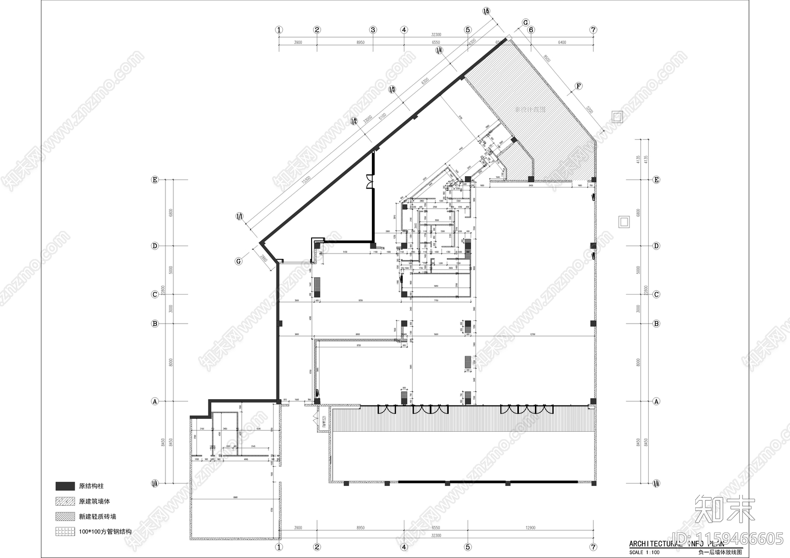 南京大型会所cad施工图下载【ID:1159466605】