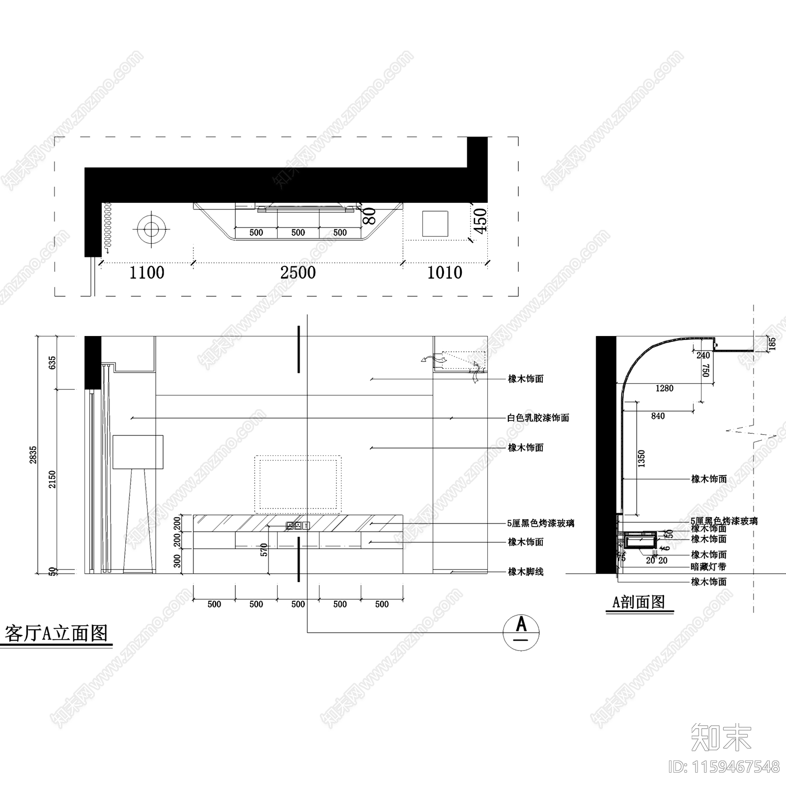 阳光白金汉宫三室两厅两卫室内家装CAcad施工图下载【ID:1159467548】