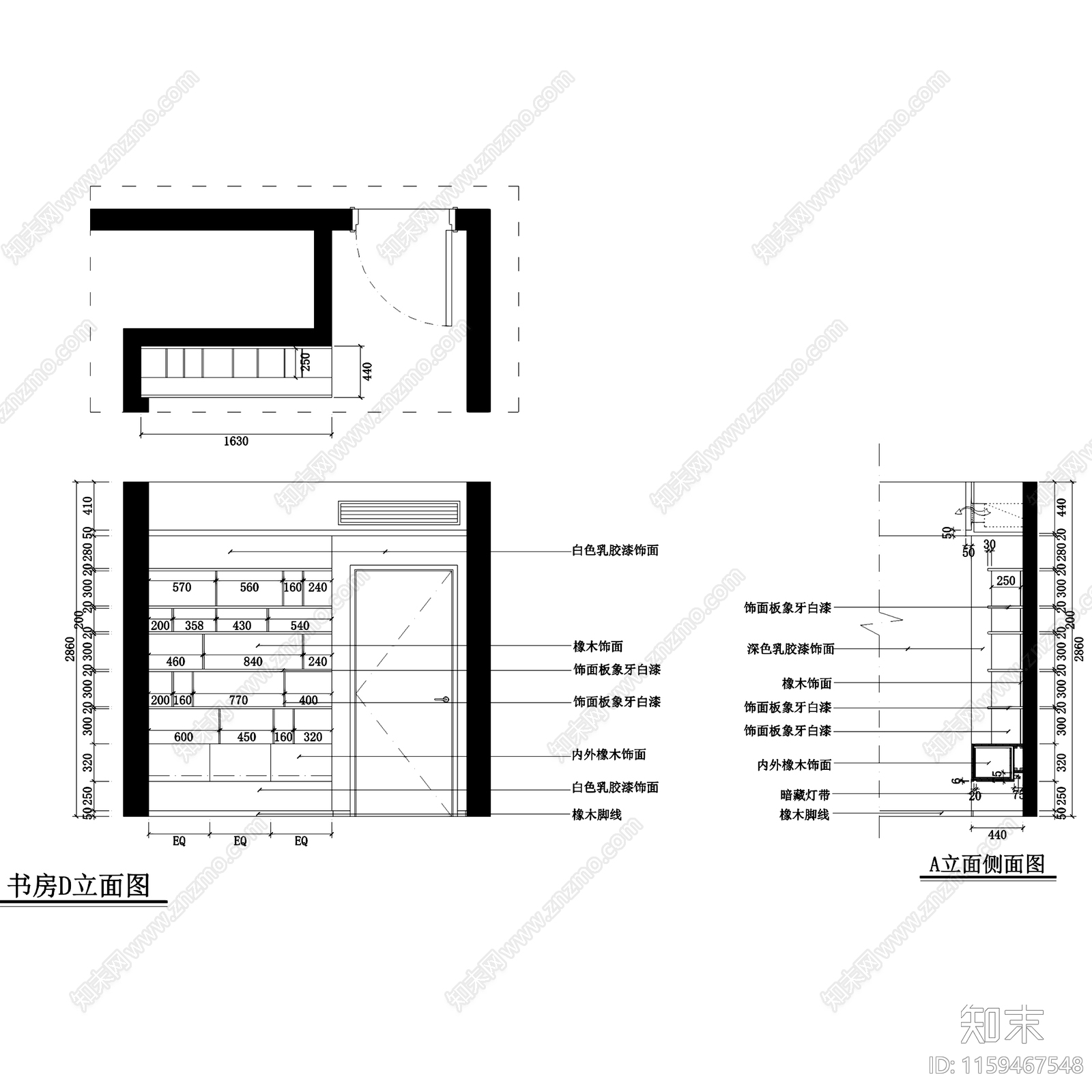 阳光白金汉宫三室两厅两卫室内家装CAcad施工图下载【ID:1159467548】