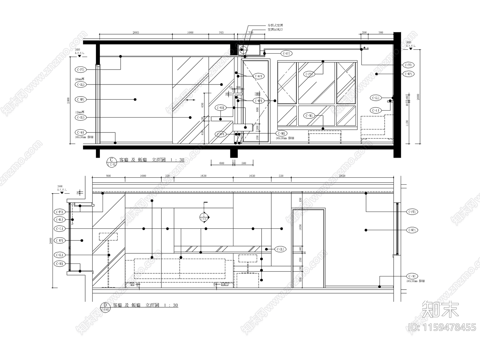 南京金基蓝钻平面图cad施工图下载【ID:1159478455】