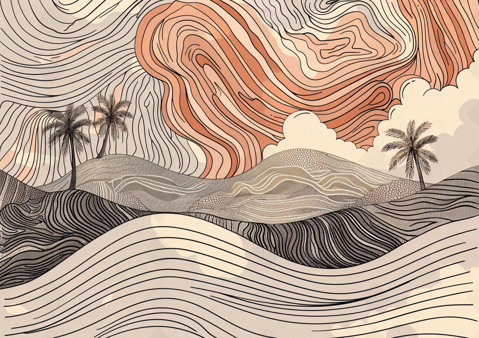 儿童房卡通图案墙纸壁纸贴图下载【ID:1159488562】