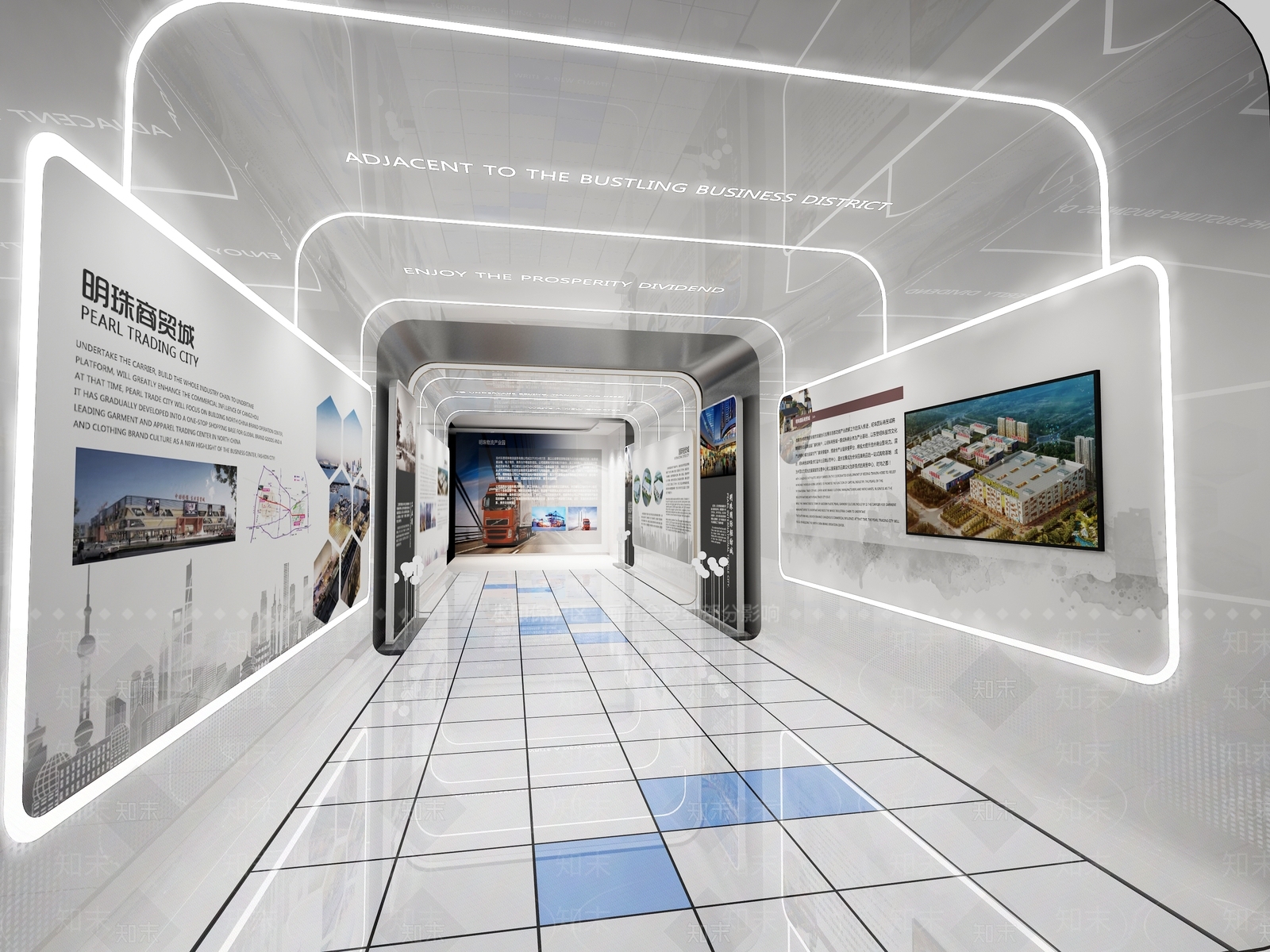 现代科技展厅3D模型下载【ID:1159489512】